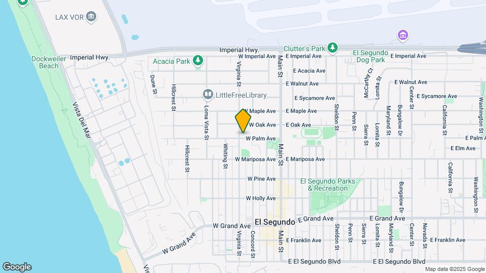 702 Virginia St Map and Location Details