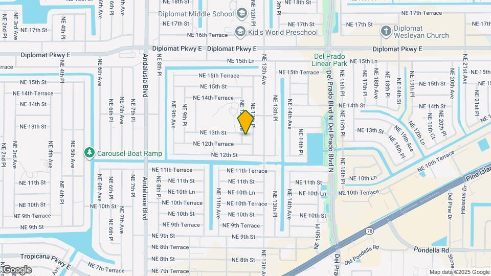 1221 NE 12th Ave Map and Location Details