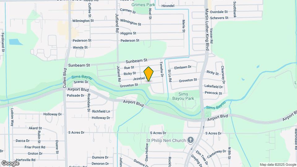 5405 Groveton St Map and Location Details