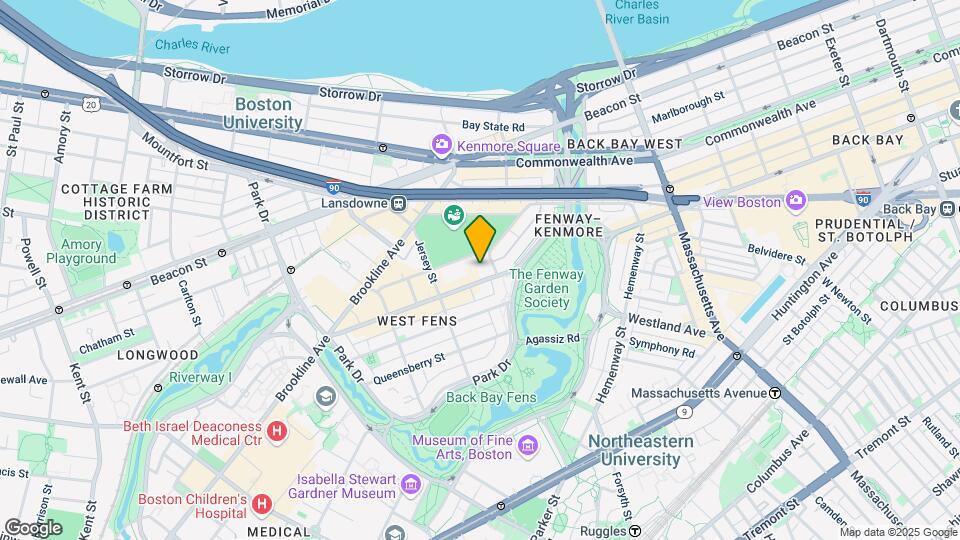 1255 Boylston St Map and Location Details
