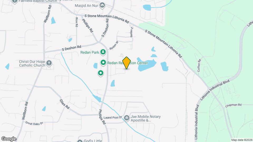 1833 Edgehill Dr Map and Location Details