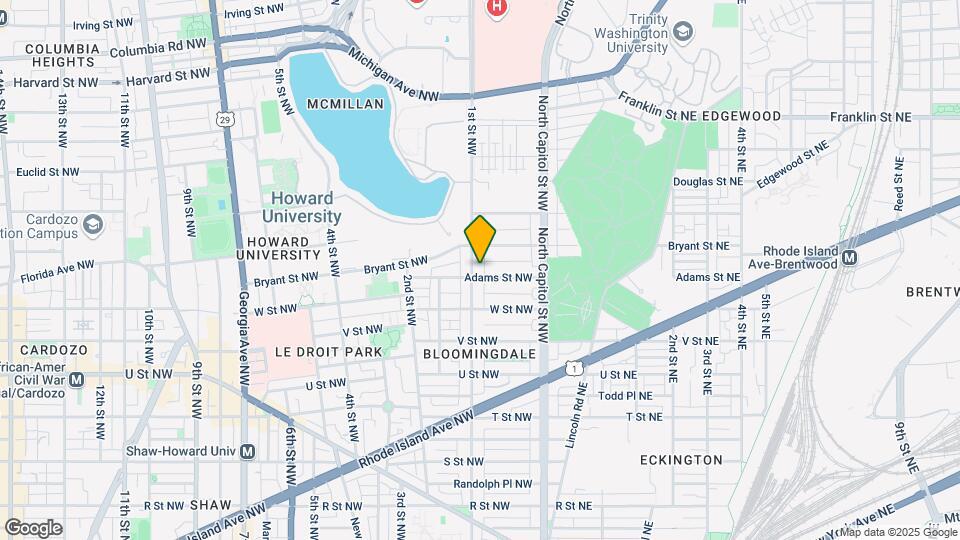 2305 1st St NW Map and Location Details