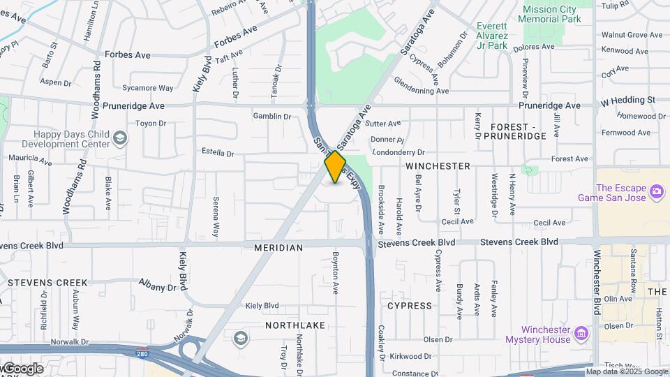 141 Saratoga Ave Map and Location Details