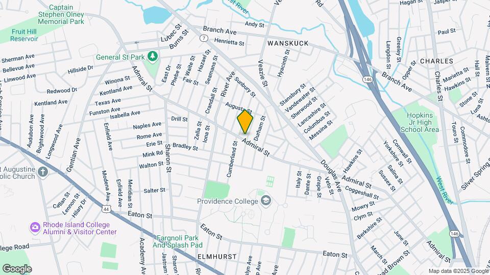595 Admiral St Map and Location Details