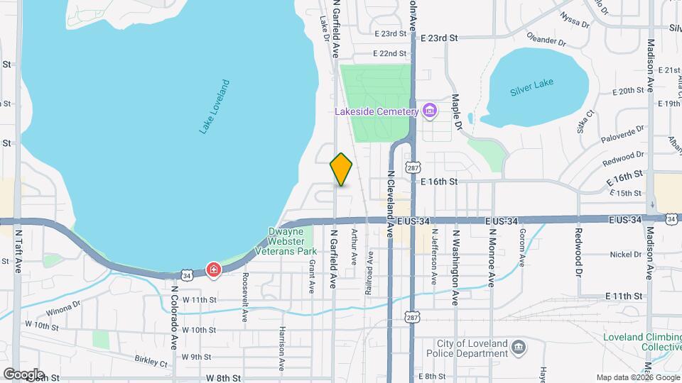 1510 N Garfield Ave, Unit 1510 N Garfield-Main house Map and Location Details