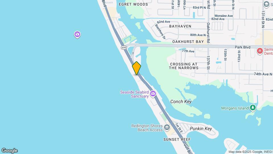 18610 Gulf Blvd Map and Location Details