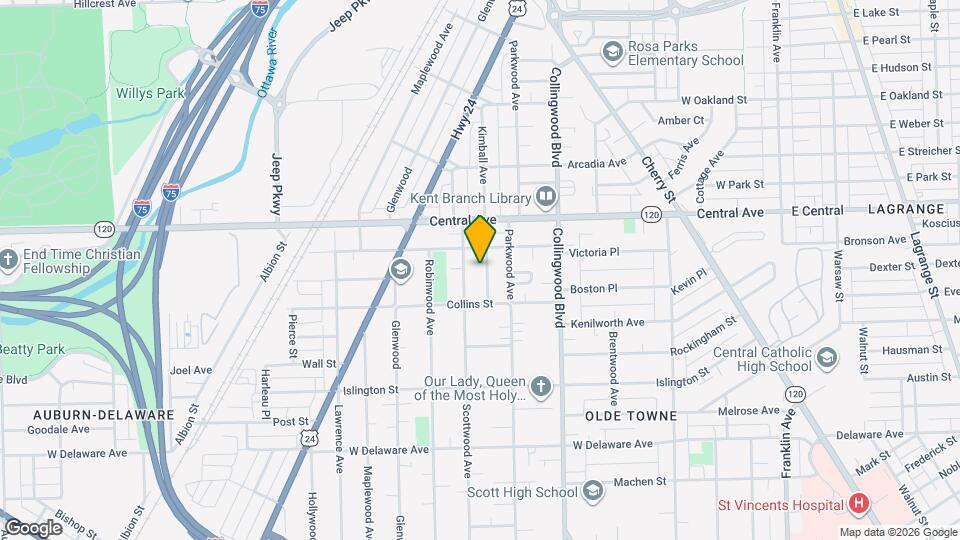 2907 Rockwood Pl Map and Location Details