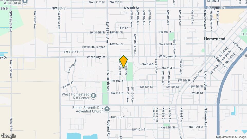 1109-1111 SW 2nd St Map and Location Details