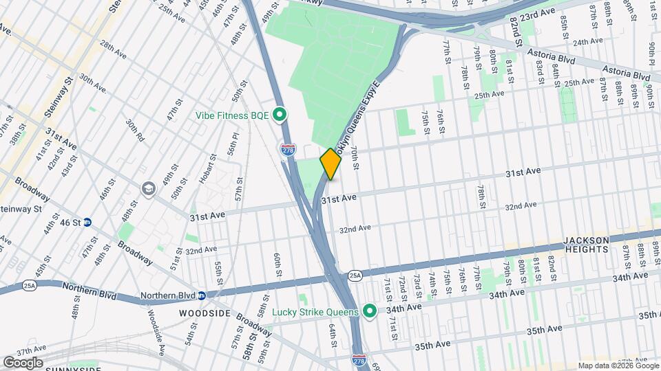 3045 68th St, Unit Woodsude large 2 BR Mapa y Detalles de la Ubicación