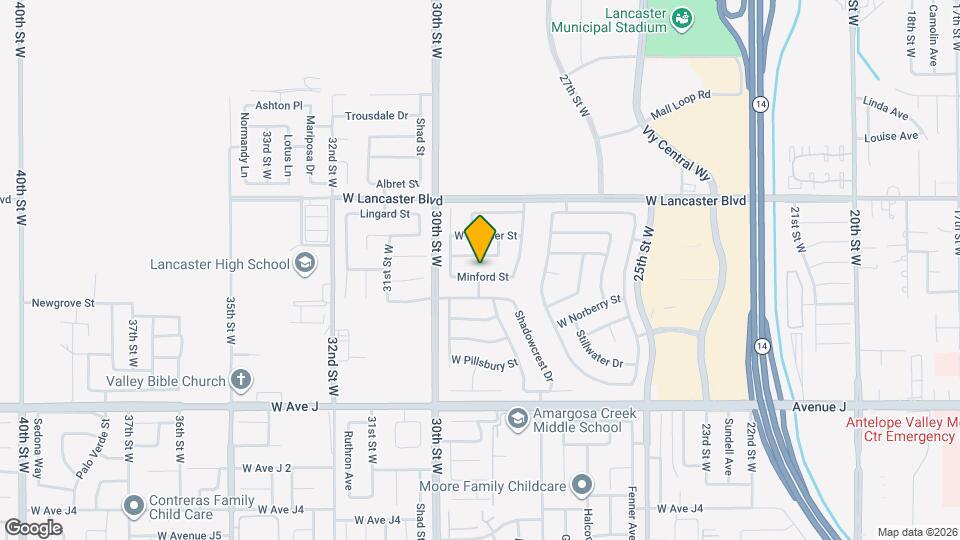 2815 Minford St Map and Location Details