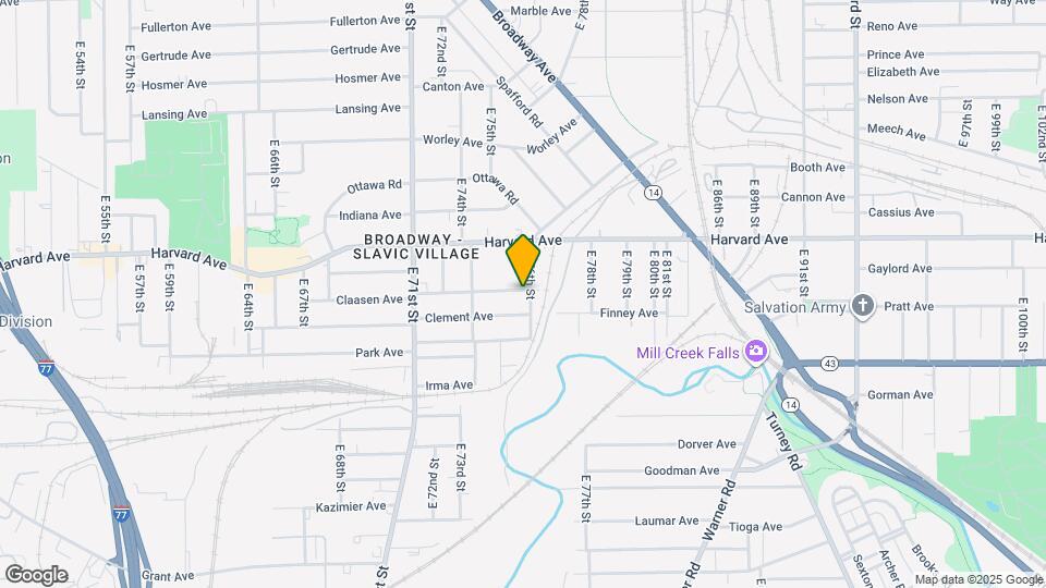 4104 E 76th St Map and Location Details