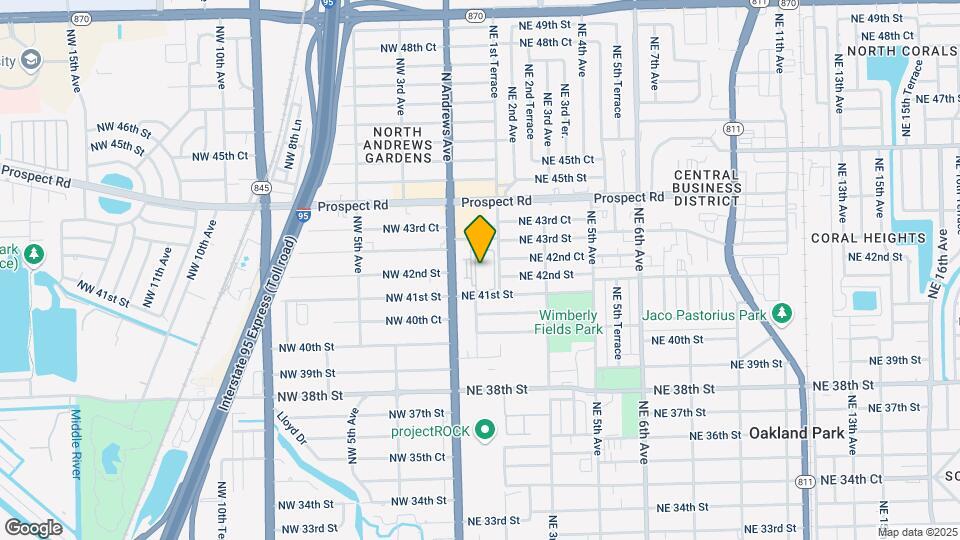 95 NE 41st St, Unit M-198 Map and Location Details