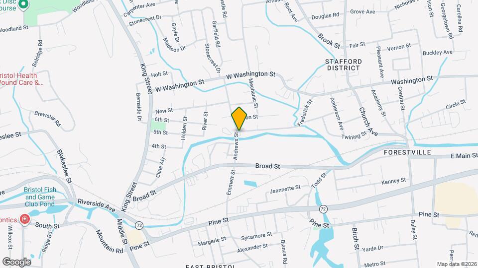 219 Frederick St Map and Location Details