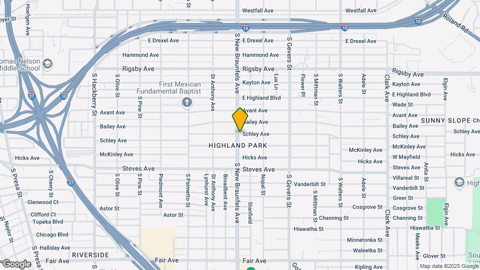 1504 Schley Ave Map and Location Details
