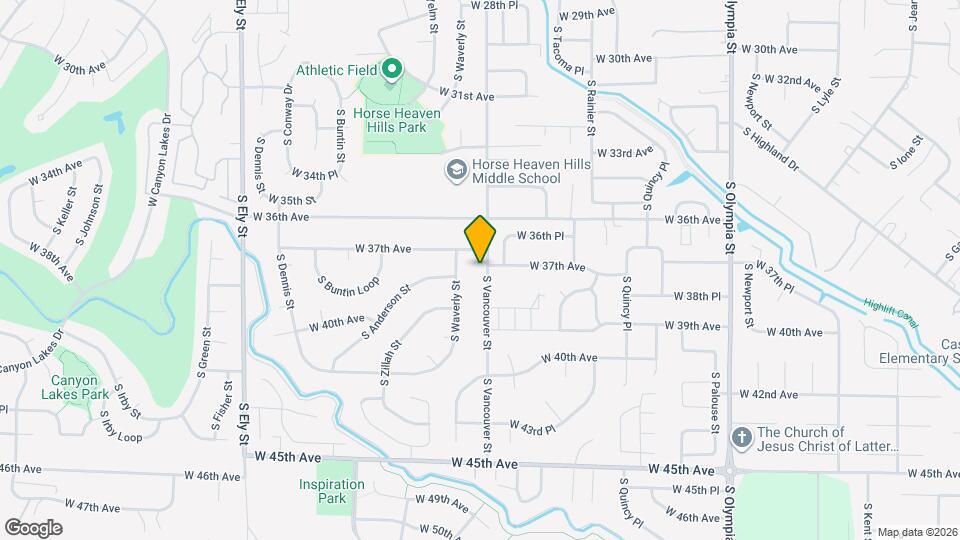 3704 S Vancouver St Map and Location Details