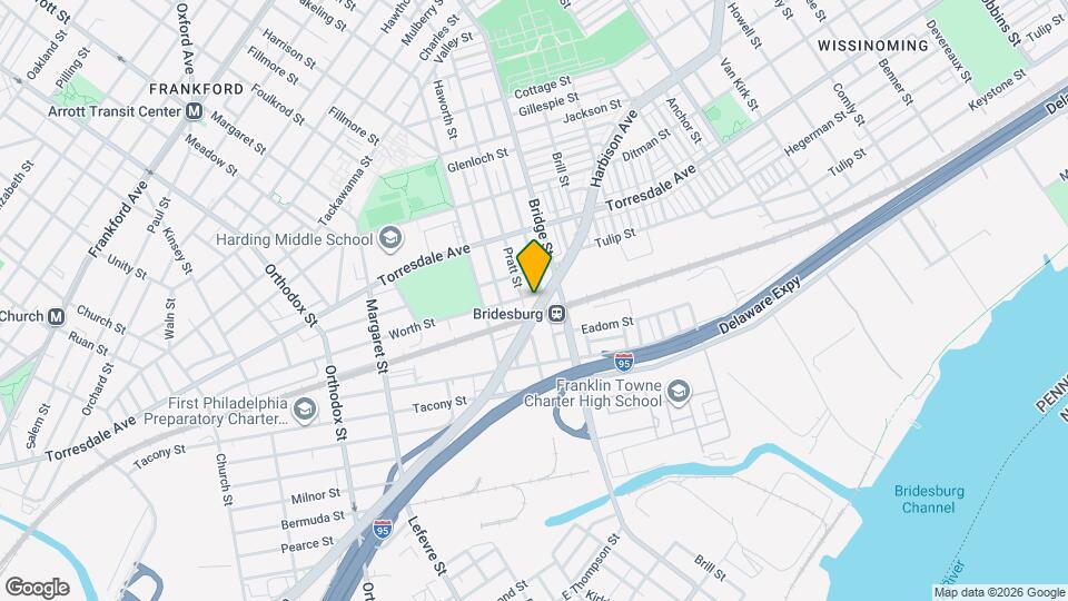 5111 Worth St Map and Location Details