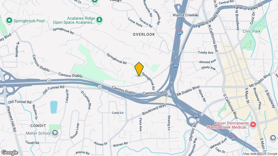 1355 Springbrook Rd Map and Location Details