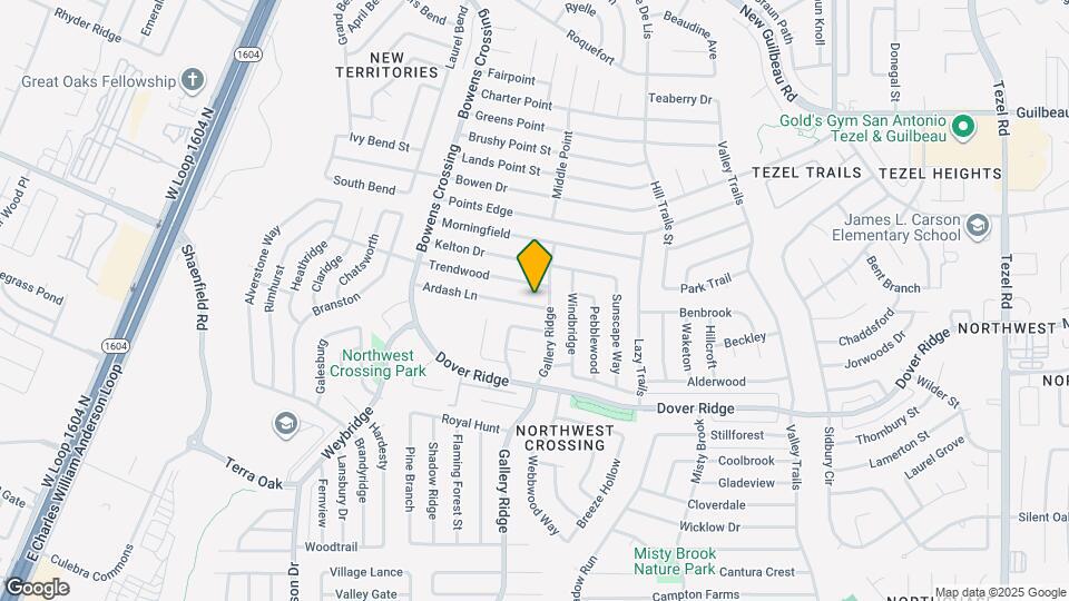 9809 Ardash Ln Map and Location Details