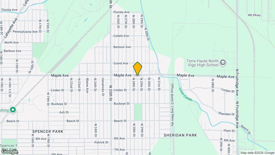 2815 Maple Ave Map and Location Details