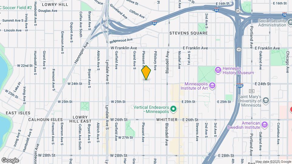 2325 Pleasant Ave Map and Location Details