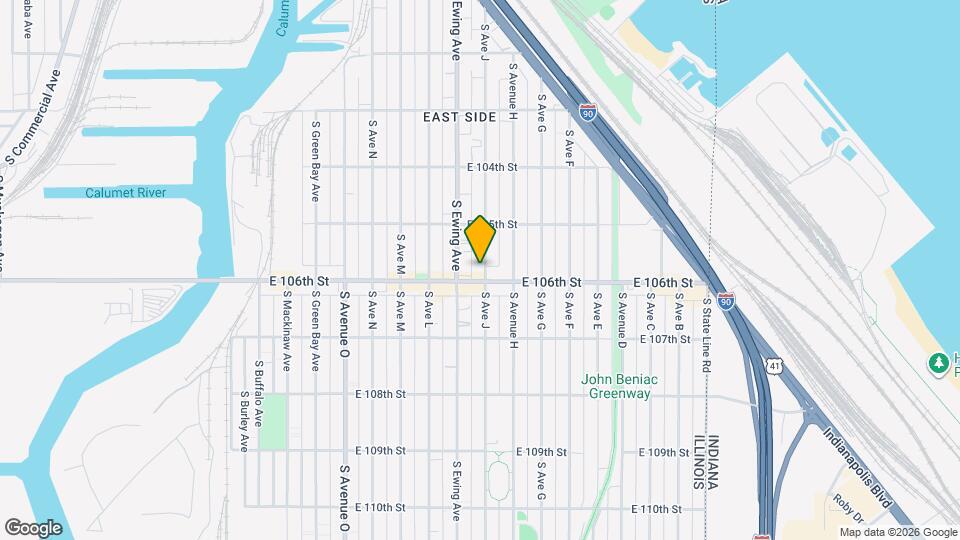 10548 S Ave J Map and Location Details