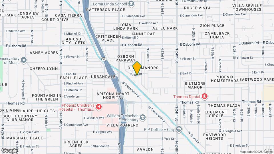 3027 N 21st St Mapa y Detalles de la Ubicación