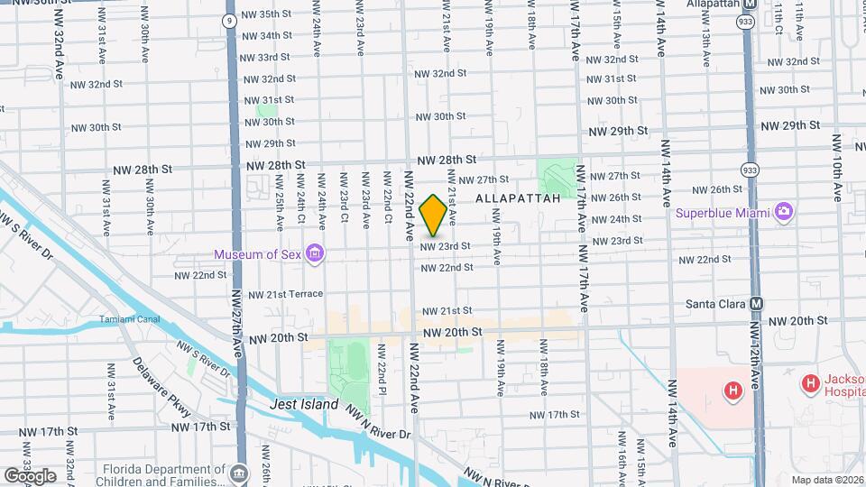 2155 NW 23rd St Map and Location Details