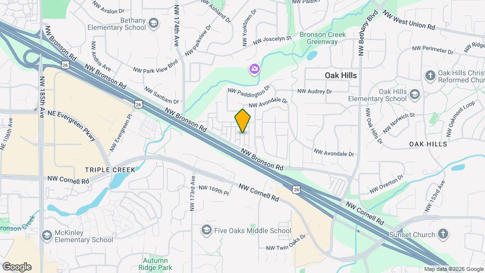 2336 NW Oak Knoll Pl Map and Location Details