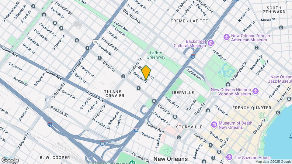 1937 Iberville St Map and Location Details