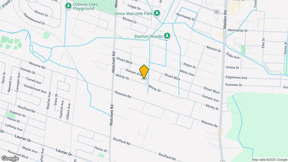 1294 Outram Ave Map and Location Details