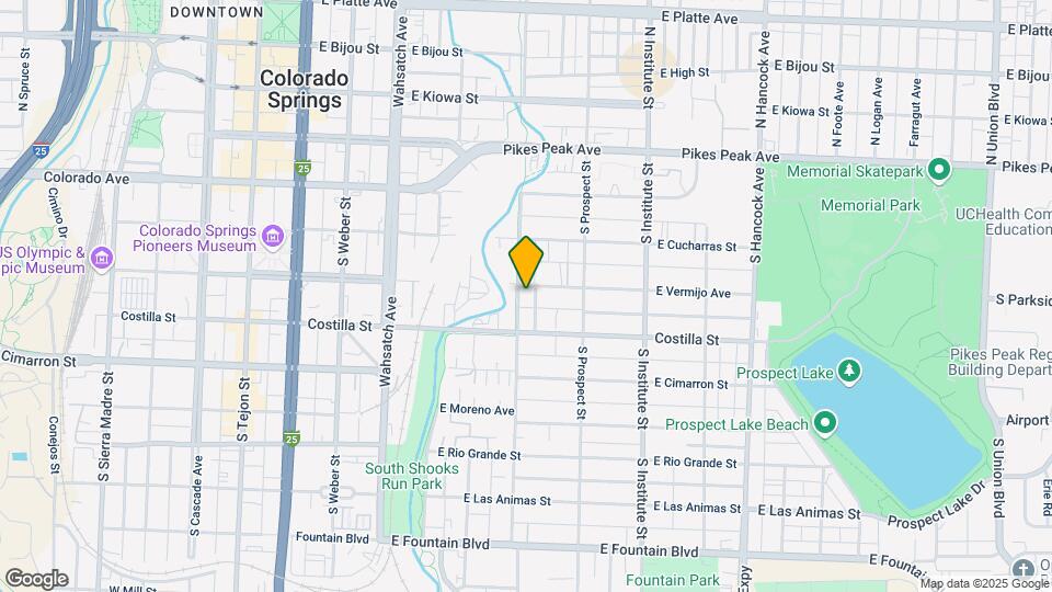 307 S El Paso St Map and Location Details