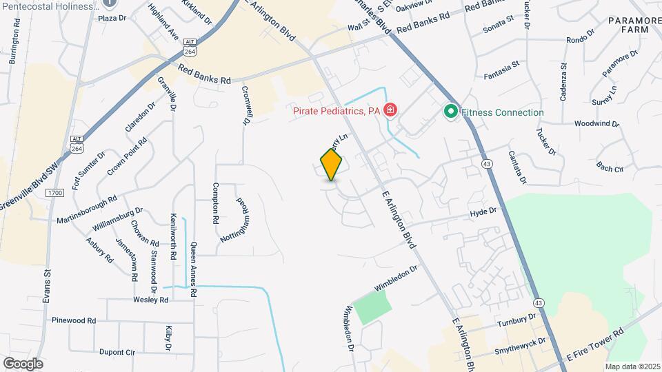 2802 Mulberry Ln Map and Location Details