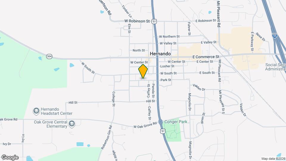 401 Park St Map and Location Details