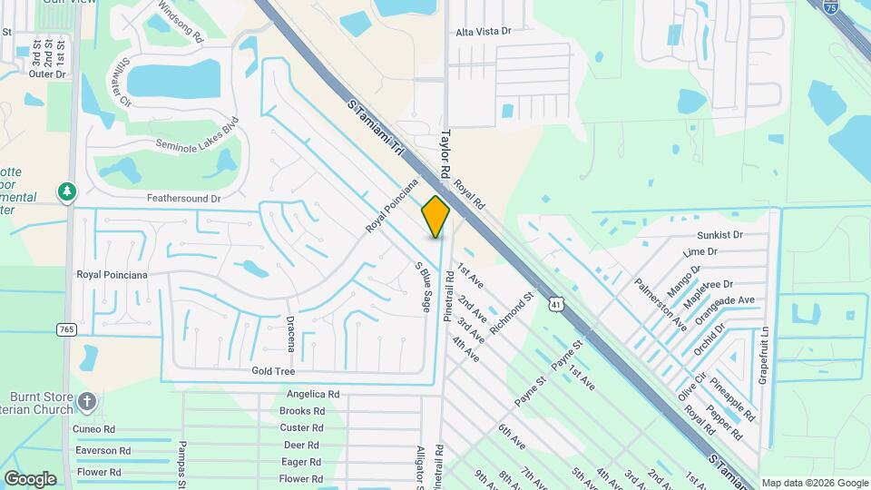 7361 S Plum Tree Map and Location Details