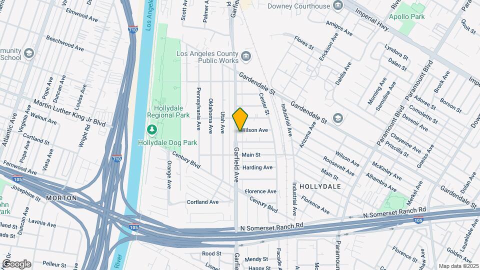 11910 Garfield Ave Map and Location Details