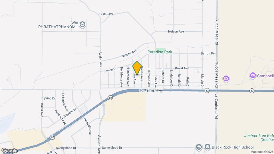 6413 Fortuna Ave Map and Location Details