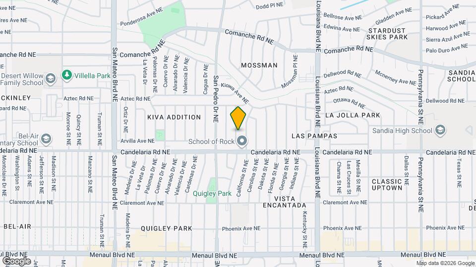 3112 California St NE Mapa y Detalles de la Ubicación