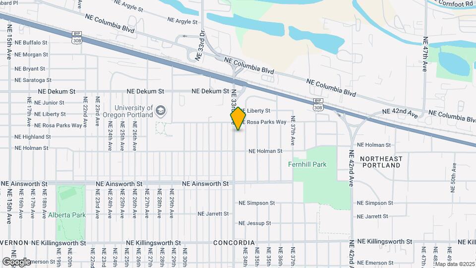 6410 NE 33rd Ave Map and Location Details