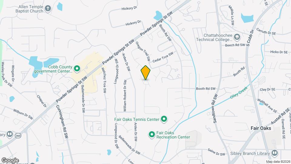 730 Sugar Springs Ln SW Map and Location Details