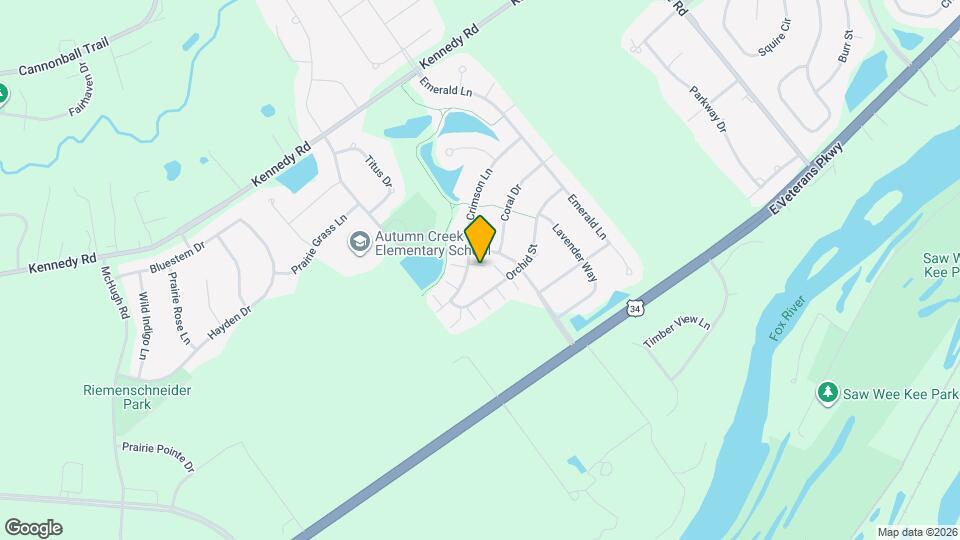 1434 Crimson Ln Map and Location Details