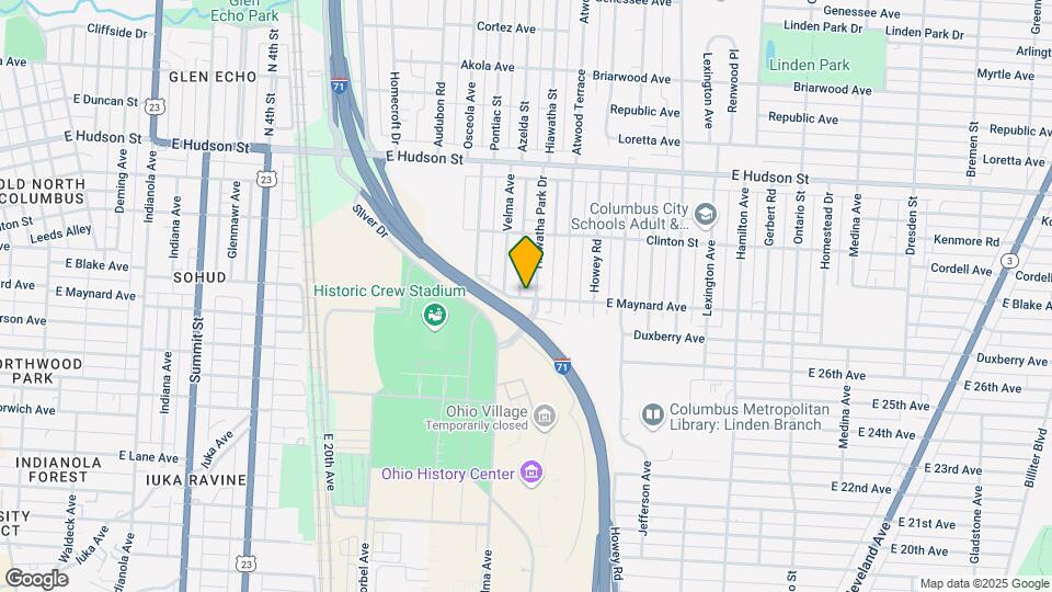 2241 Hiawatha Dr Map and Location Details