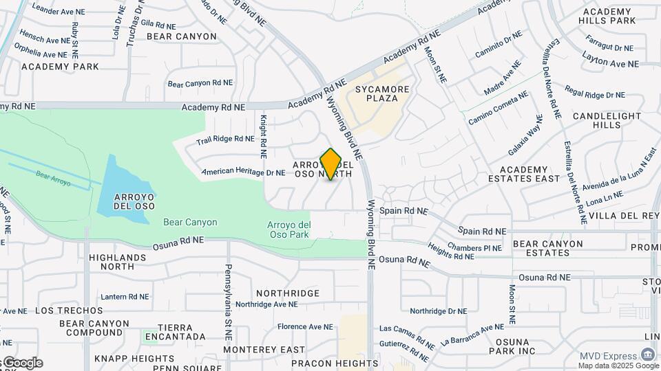 5325 Heritage Way NE Map and Location Details