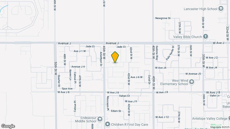 44211 44th St Map and Location Details