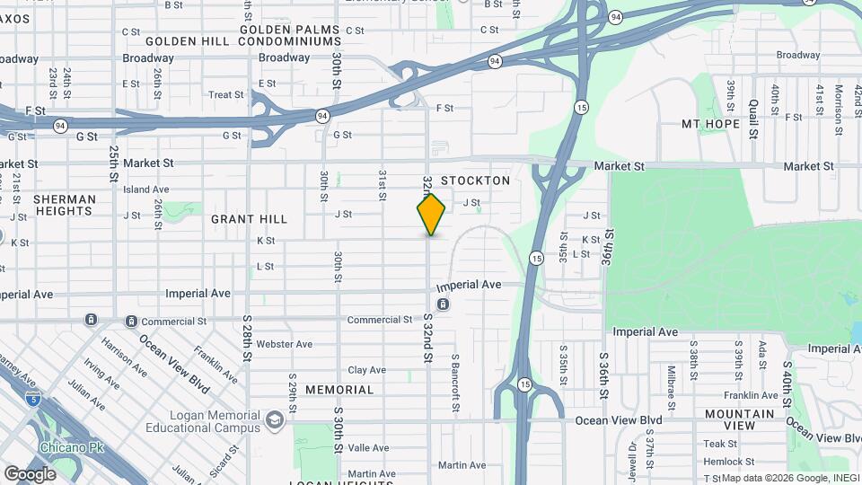 3201 K St Map and Location Details