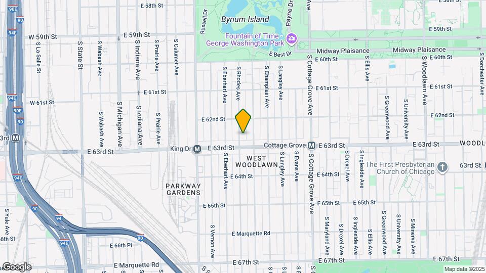 6235 S Rhodes Ave Mapa y Detalles de la Ubicación