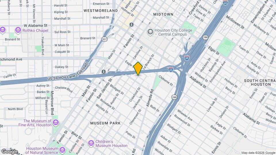 4301 La Branch St Map and Location Details