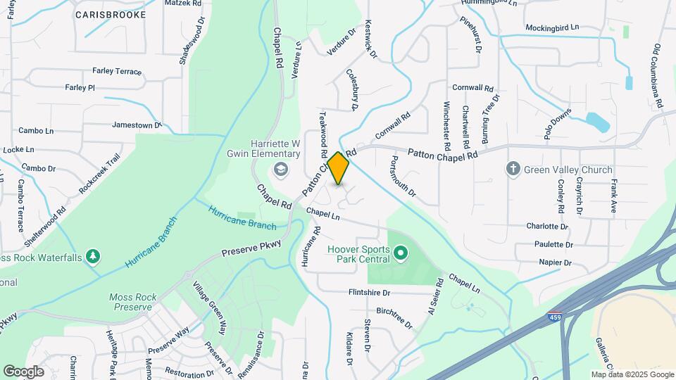 1101 Chapel Creek Dr Map and Location Details