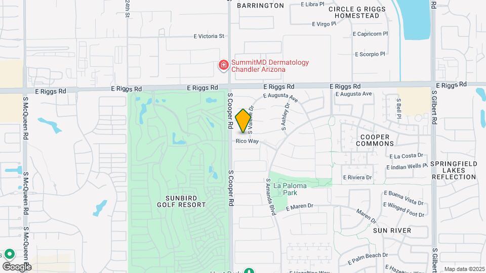 2061 E Bellerive Pl Map and Location Details