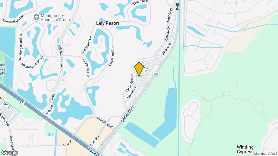 9105 Yuba Ln Map and Location Details