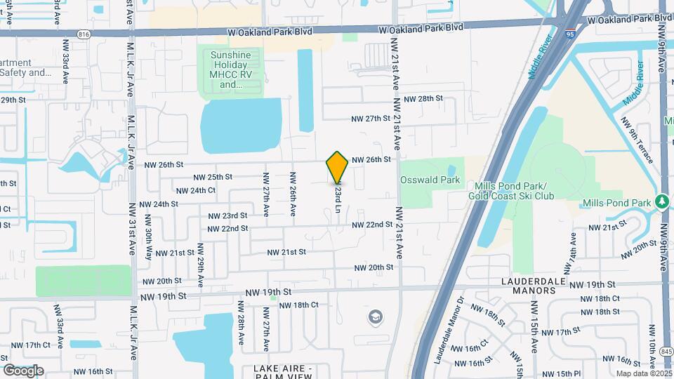 2423 NW 23rd Ln Map and Location Details